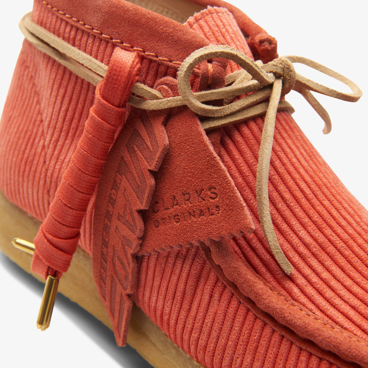 Women Wallabee Boot Coral Cord