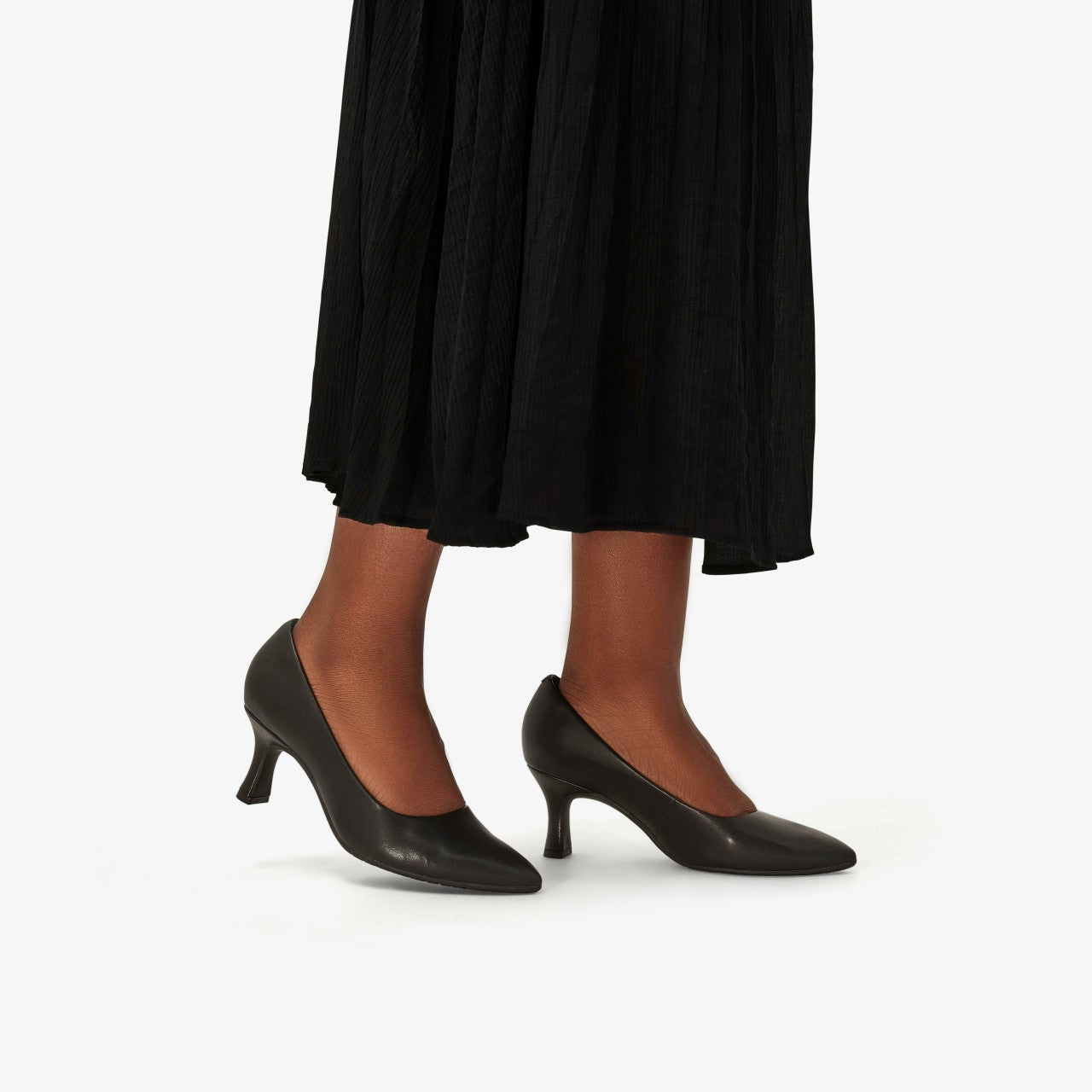 Women Kataleyna Gem Black Leather