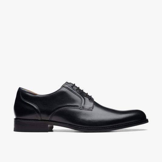 Men Craft Arlo Lace Black Leather