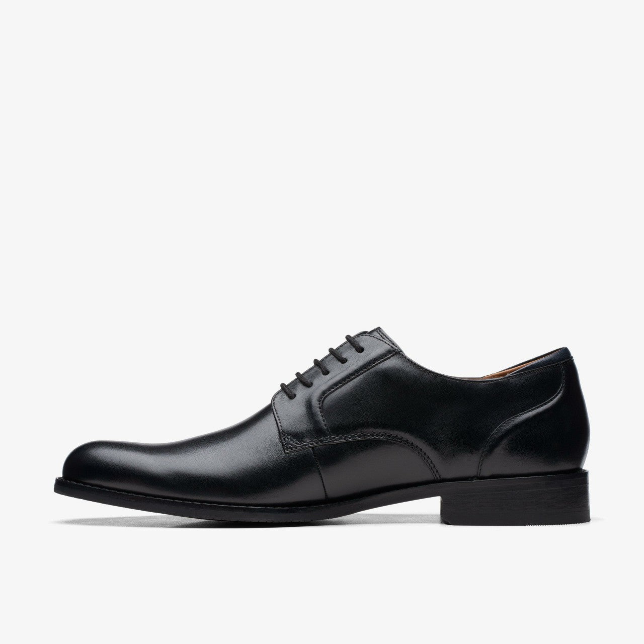 Men Craft Arlo Lace Black Leather