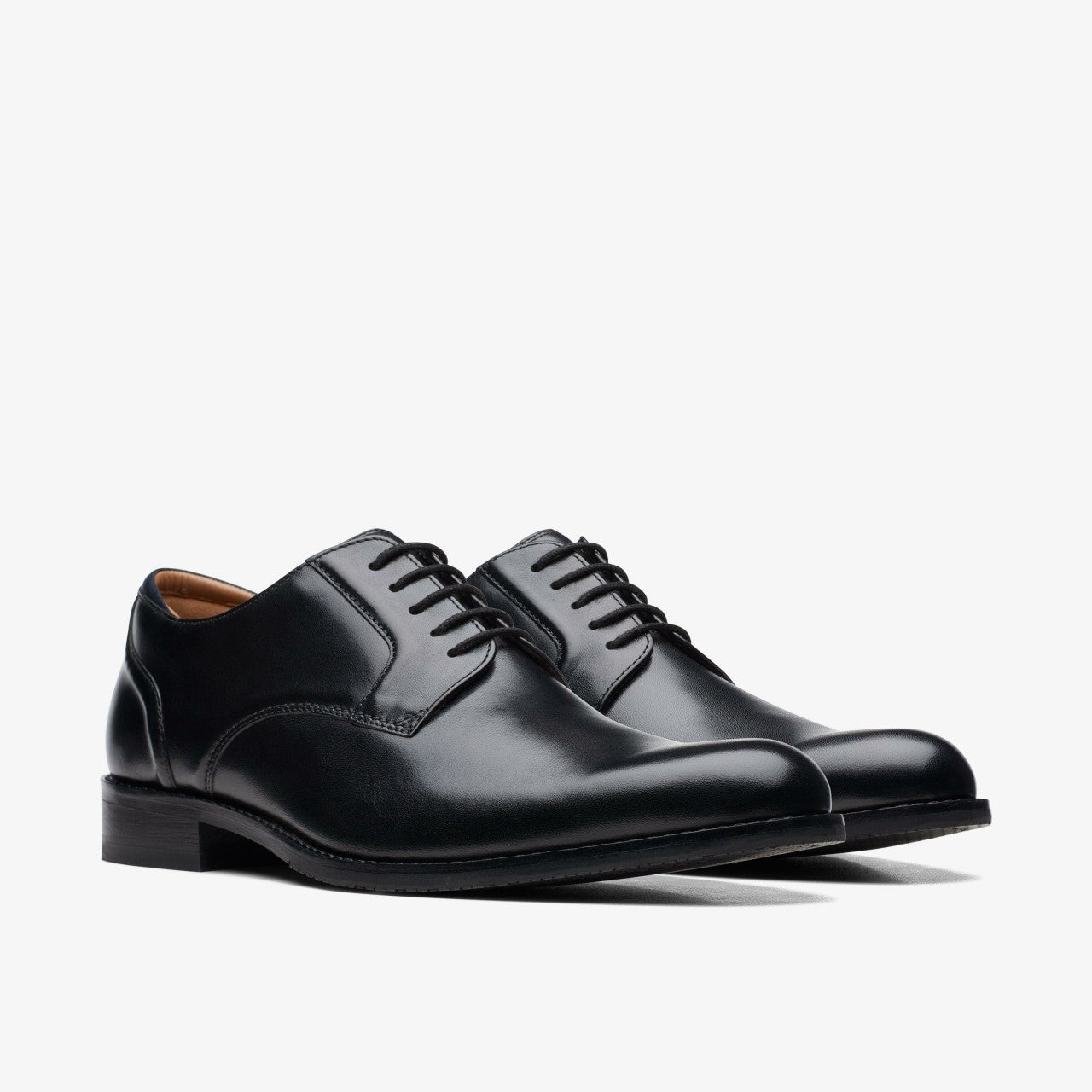 Men Craft Arlo Lace Black Leather