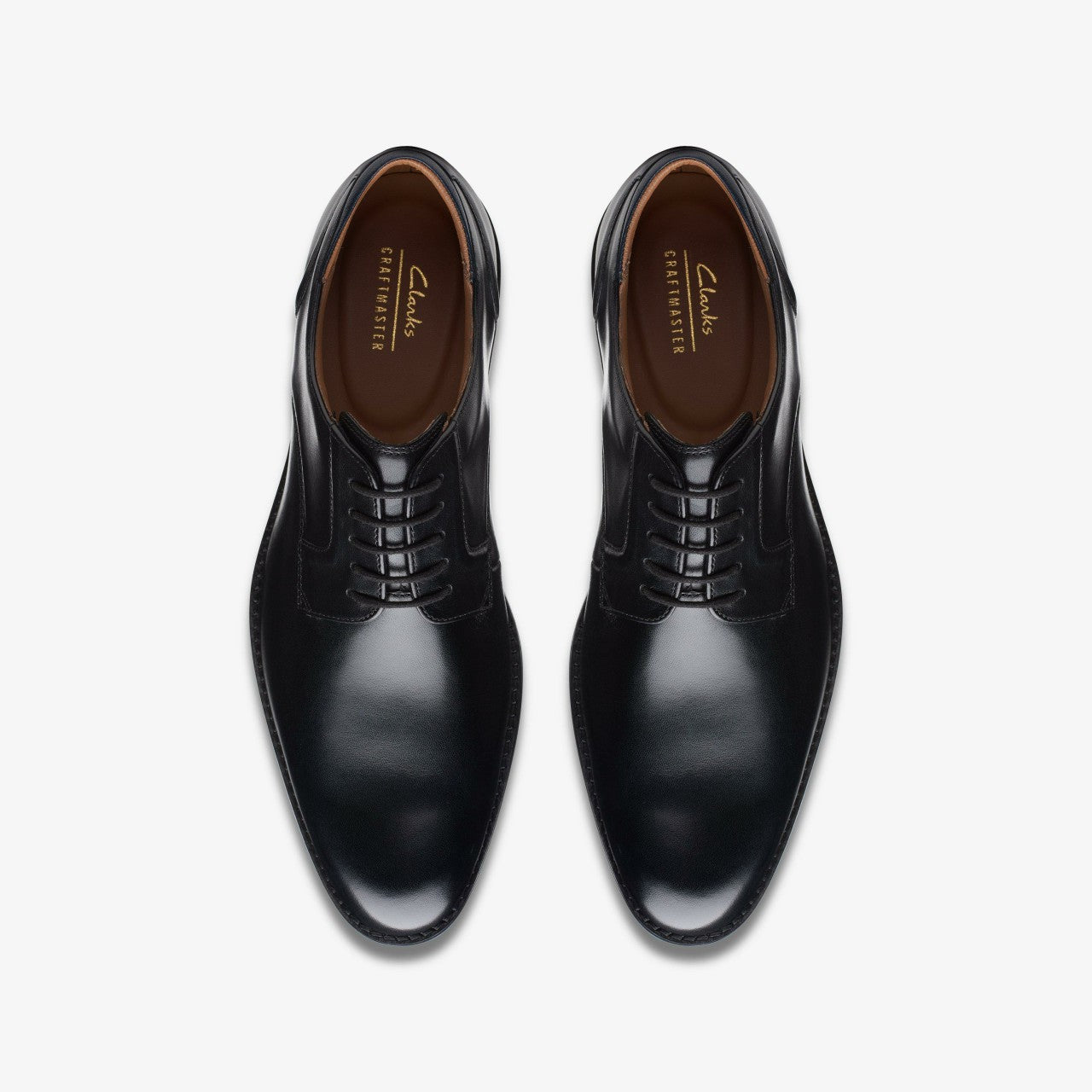 Men Craft Arlo Lace Black Leather