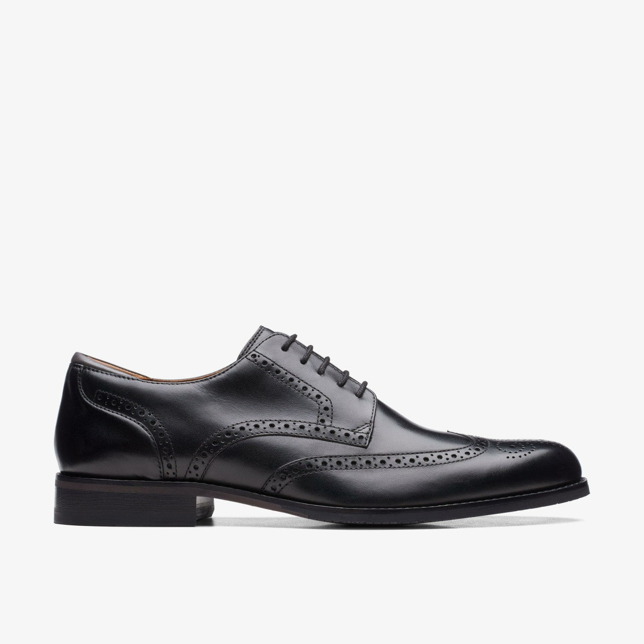 Men Craft Arlo Limit Brogue Black Leather