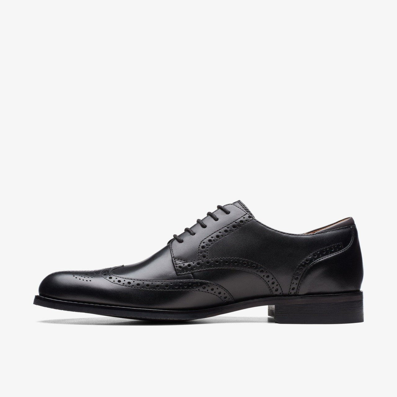 Men Craft Arlo Limit Brogue Black Leather
