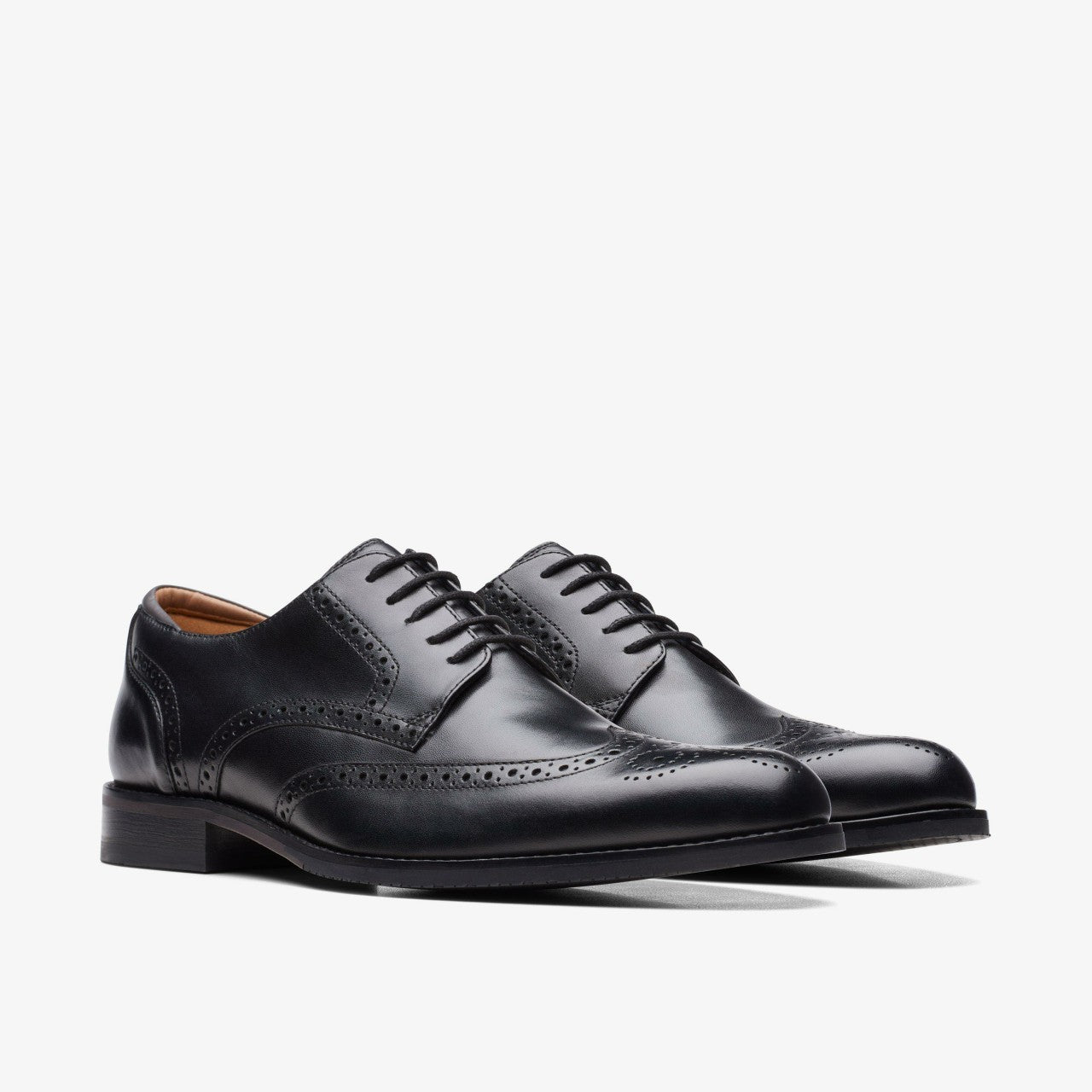 Men Craft Arlo Limit Brogue Black Leather