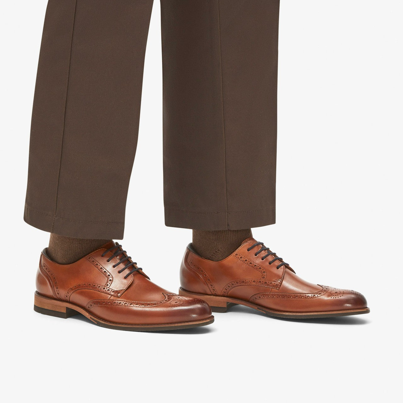 Men Craft Arlo Limit Brogue Tan Leather