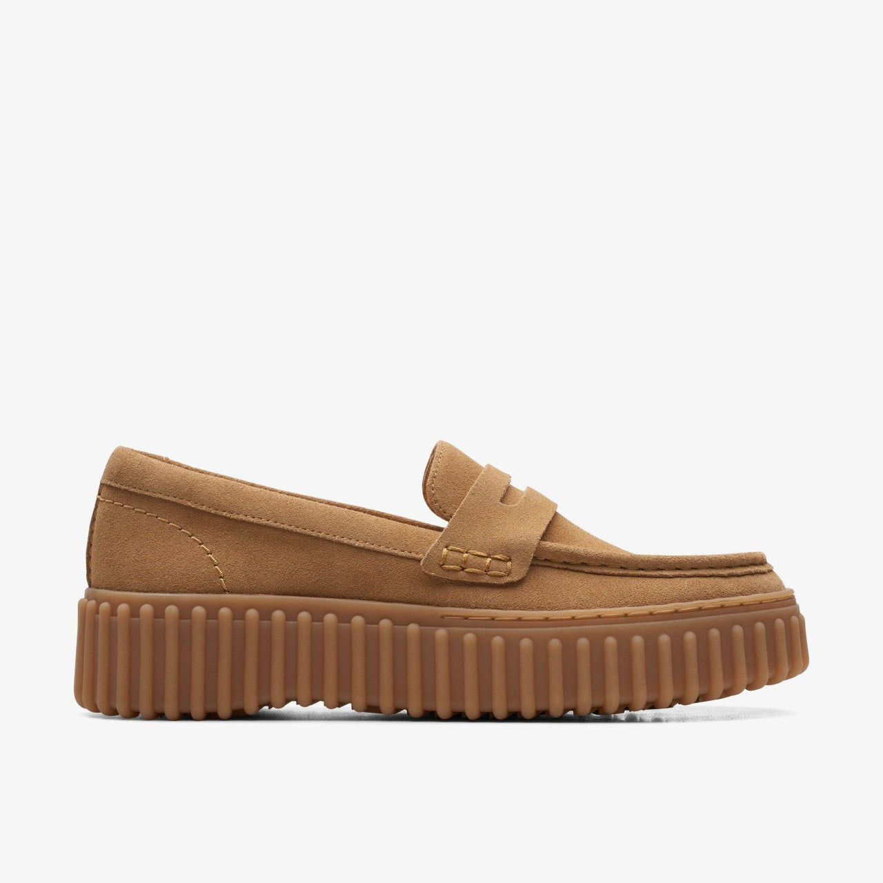 Women Torhill Penny Loafer Light Tan Suede