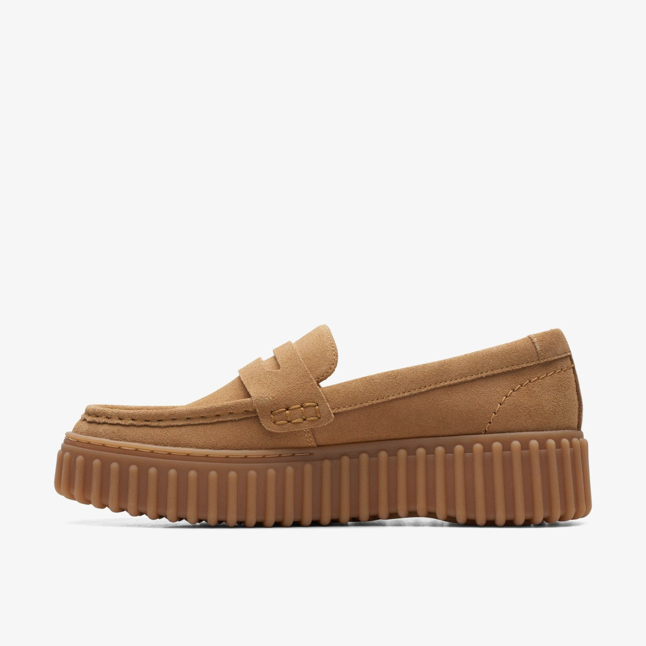 Women Torhill Penny Loafer Light Tan Suede