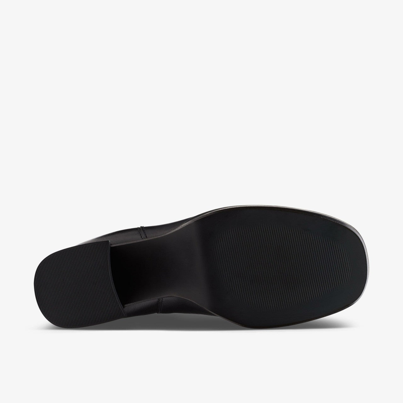 Women Pique Up Black Leather
