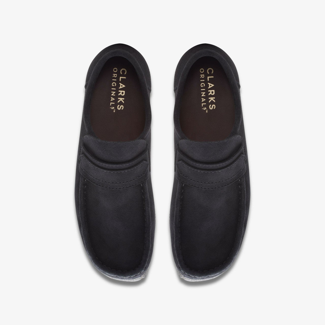 Men Wallabee Loafer Black Suede
