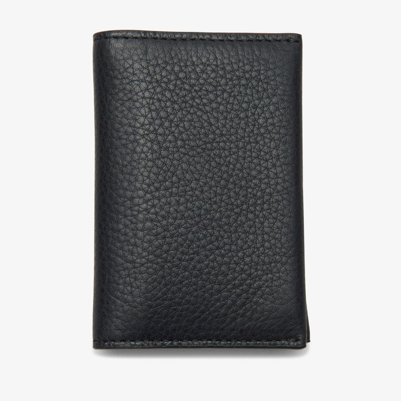Men Garnet Small Black Leather