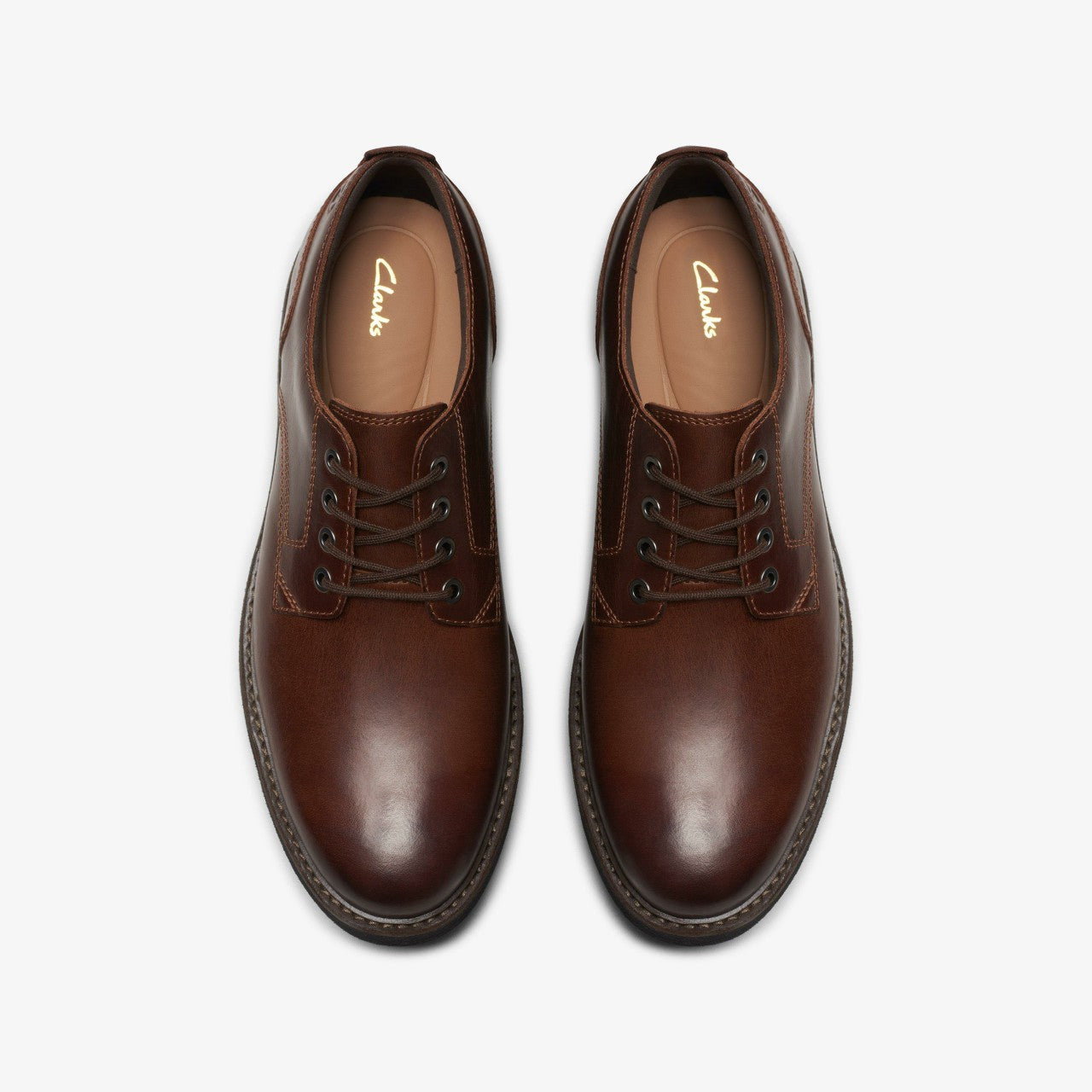 Men Batcombe Tie Dark Tan Leather