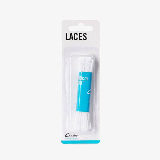 Women|Men 100cm Flat Lace White