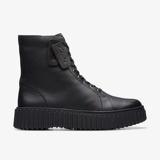 Women Torhill Rise Ankle Boot Black Leather