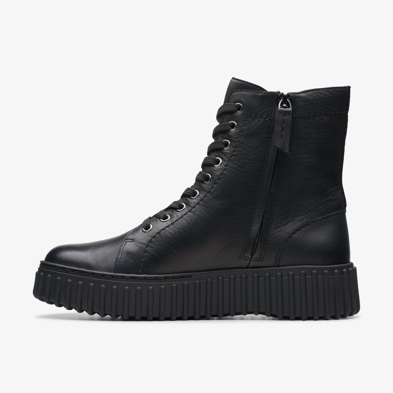 Women Torhill Rise Ankle Boot Black Leather