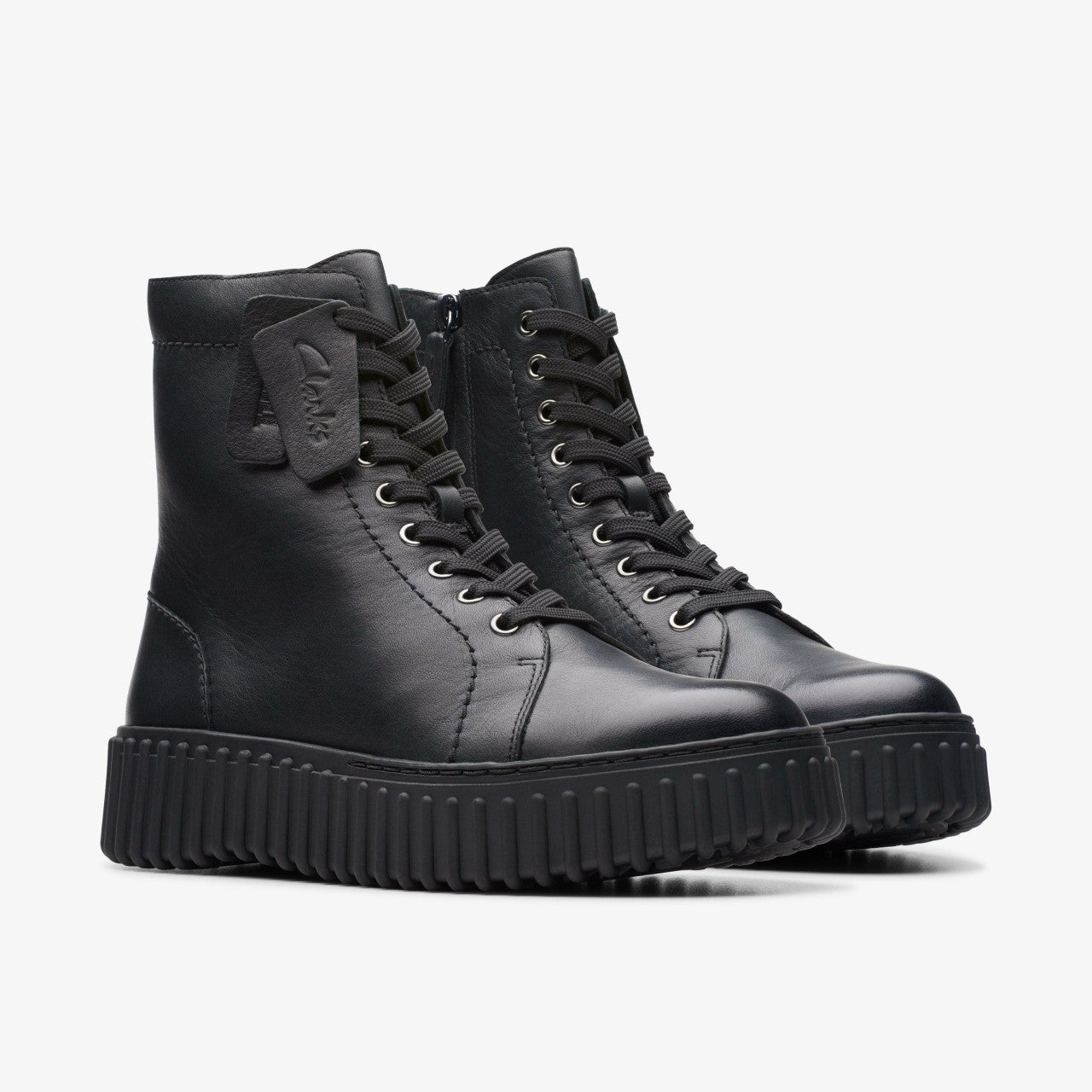 Women Torhill Rise Ankle Boot Black Leather