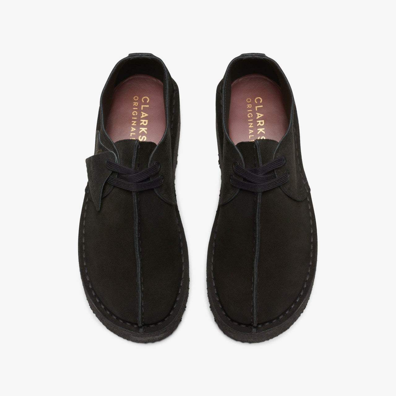 Women Trek Wedge Black Suede