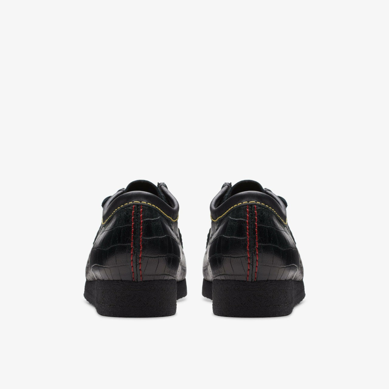 Men Wallabee Black Crocodile