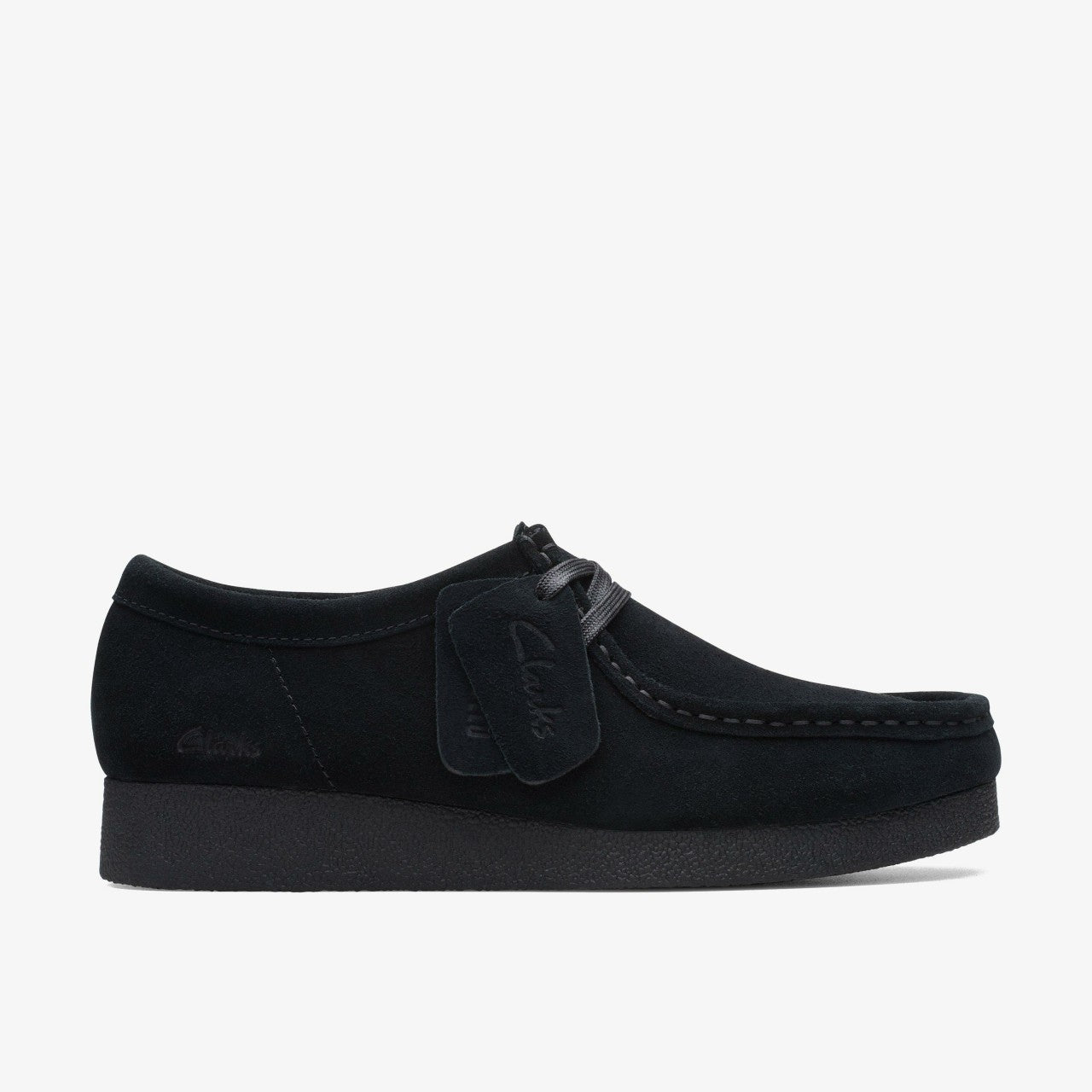 Women Wallabee EVO Shoe Black Suede