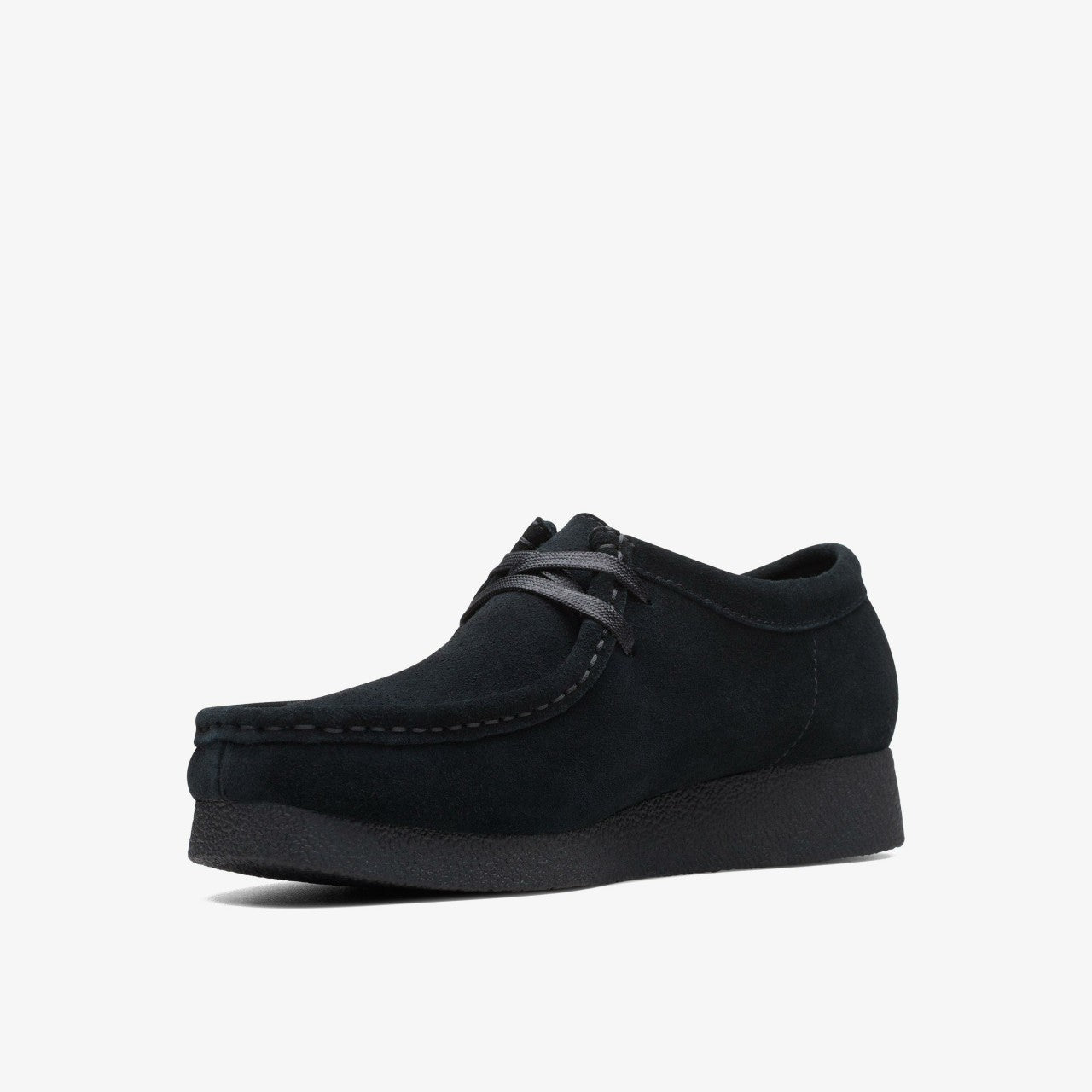 Women Wallabee EVO Shoe Black Suede