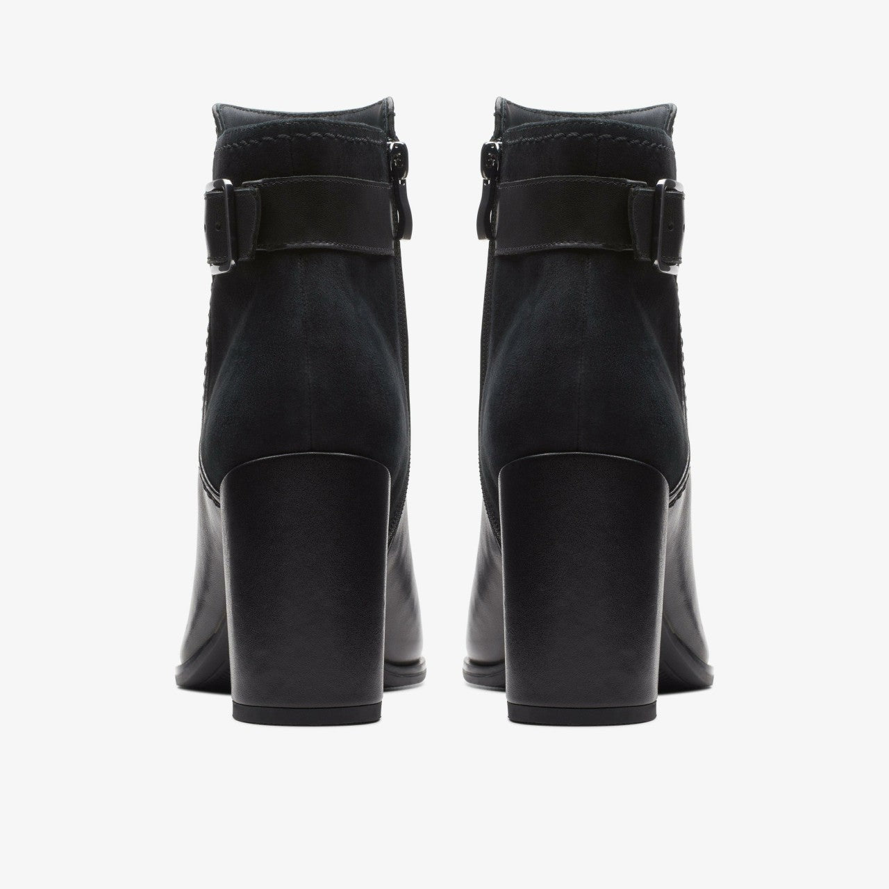 Women Freva 85 Buckle Black Leather