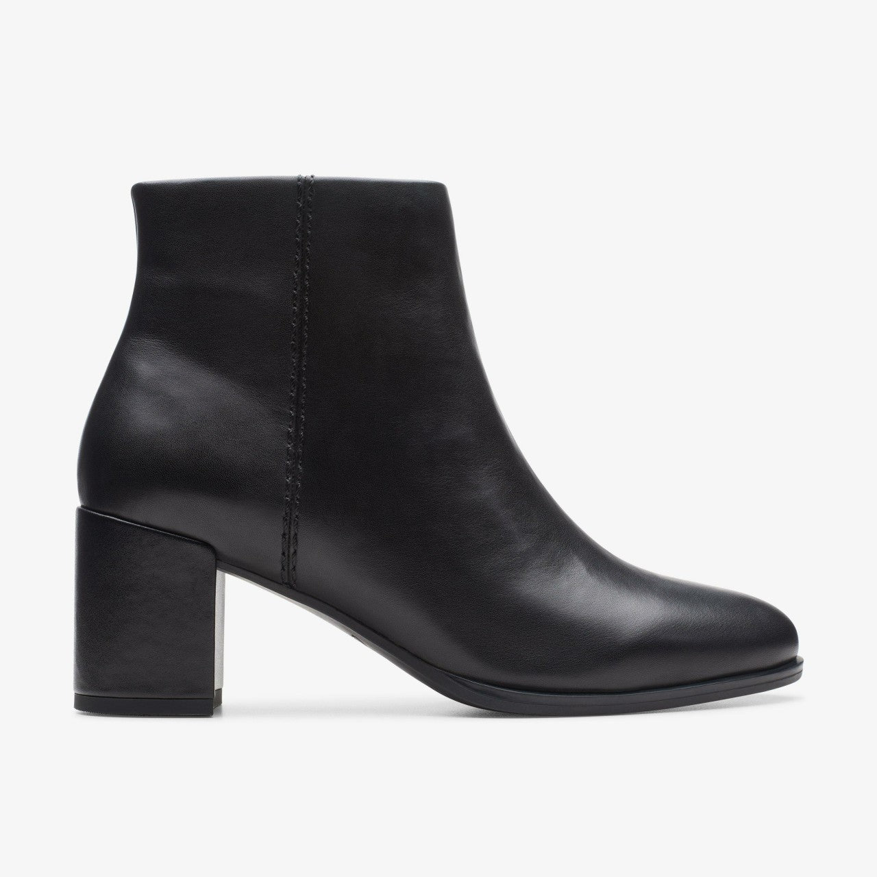 Women Freva 55 Zip Ankle Boot Black Leather