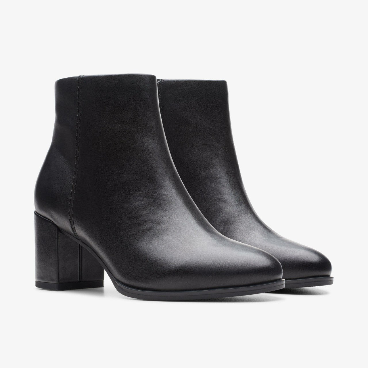Women Freva 55 Zip Ankle Boot Black Leather