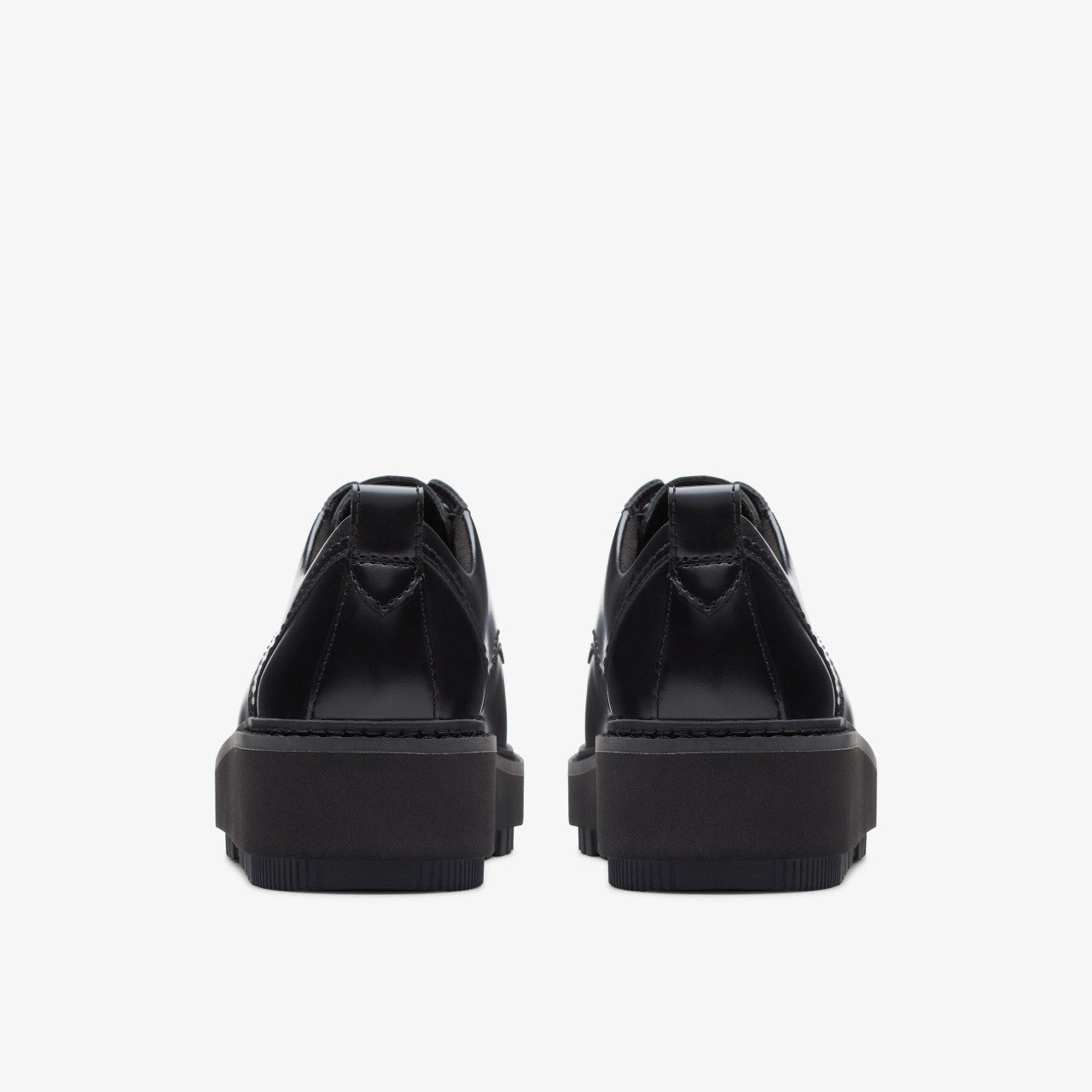 Women Orianna W Derby Black Leather