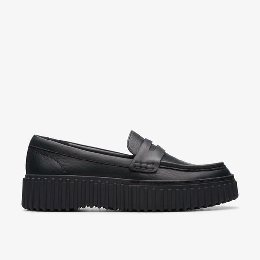 Women Torhill Penny Loafer Black Leather