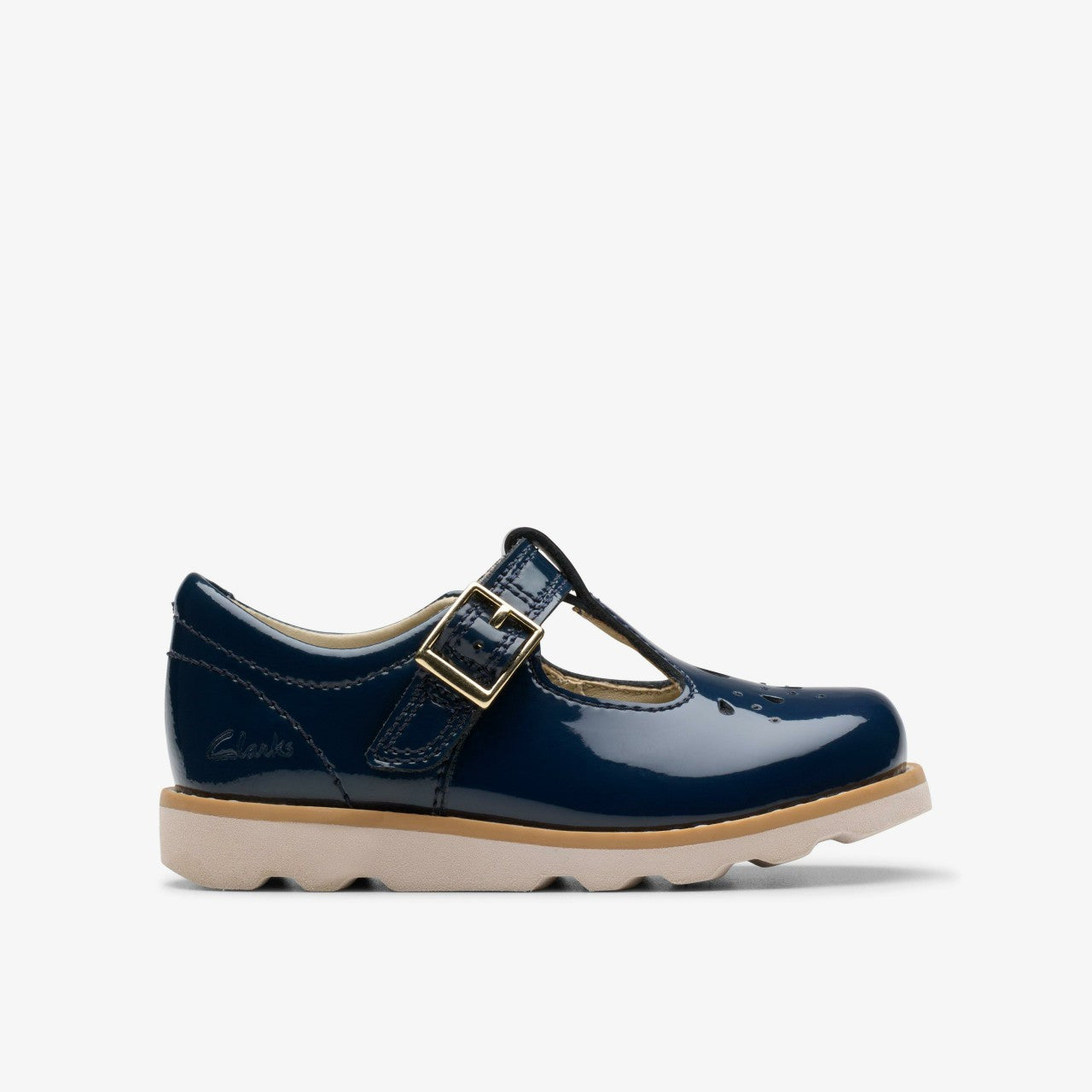 Babies|Kids Crown Print Toddler Navy Patent