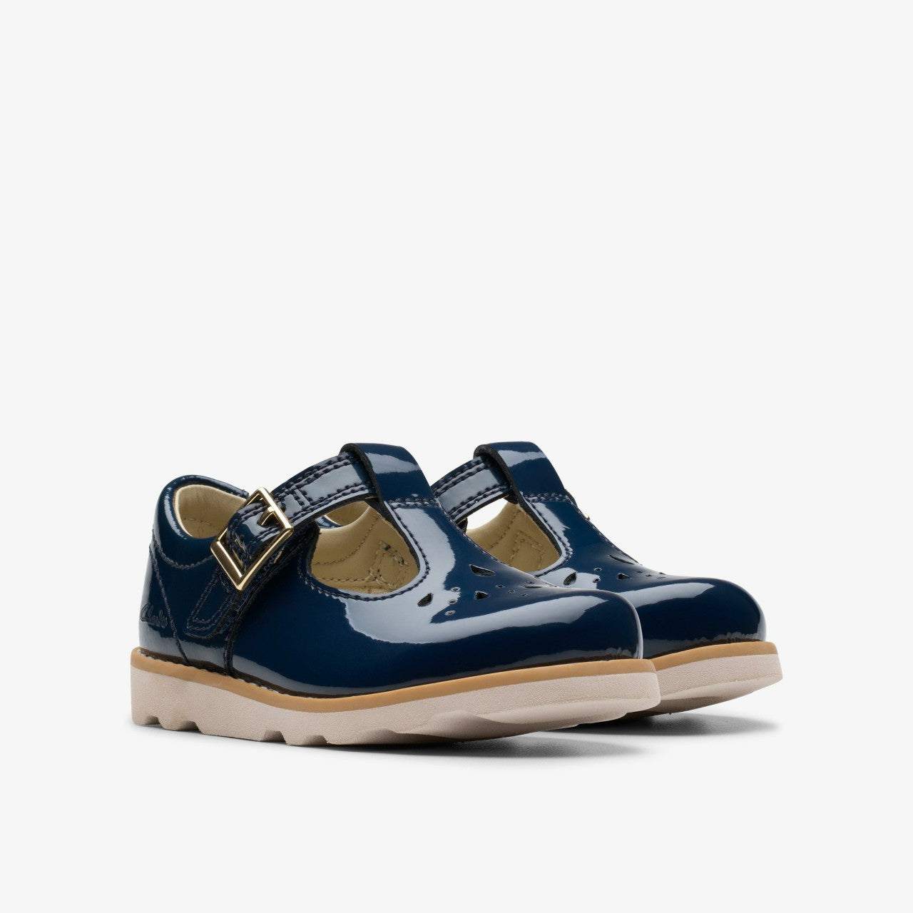 Babies|Kids Crown Print Toddler Navy Patent