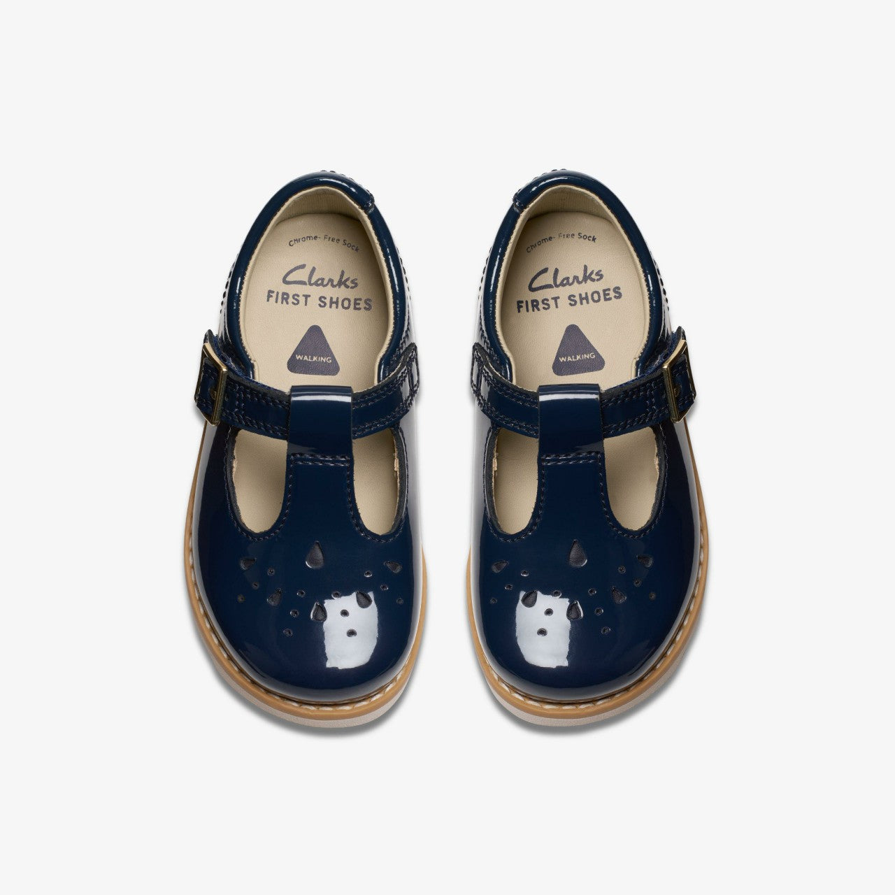 Babies|Kids Crown Print Toddler Navy Patent