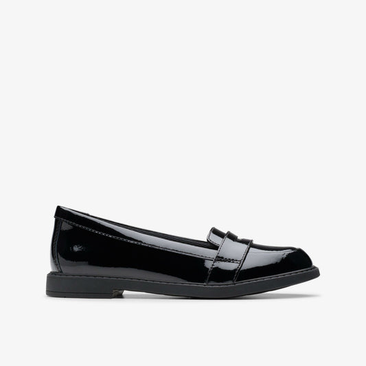 Kids Scala Loafer Kid Black Patent