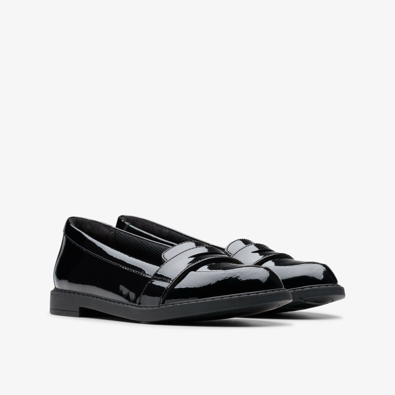 Kids Scala Loafer Kid Black Patent
