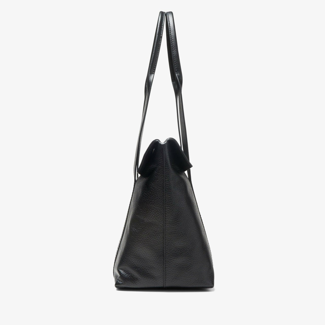 Women Dress Day Black Leather