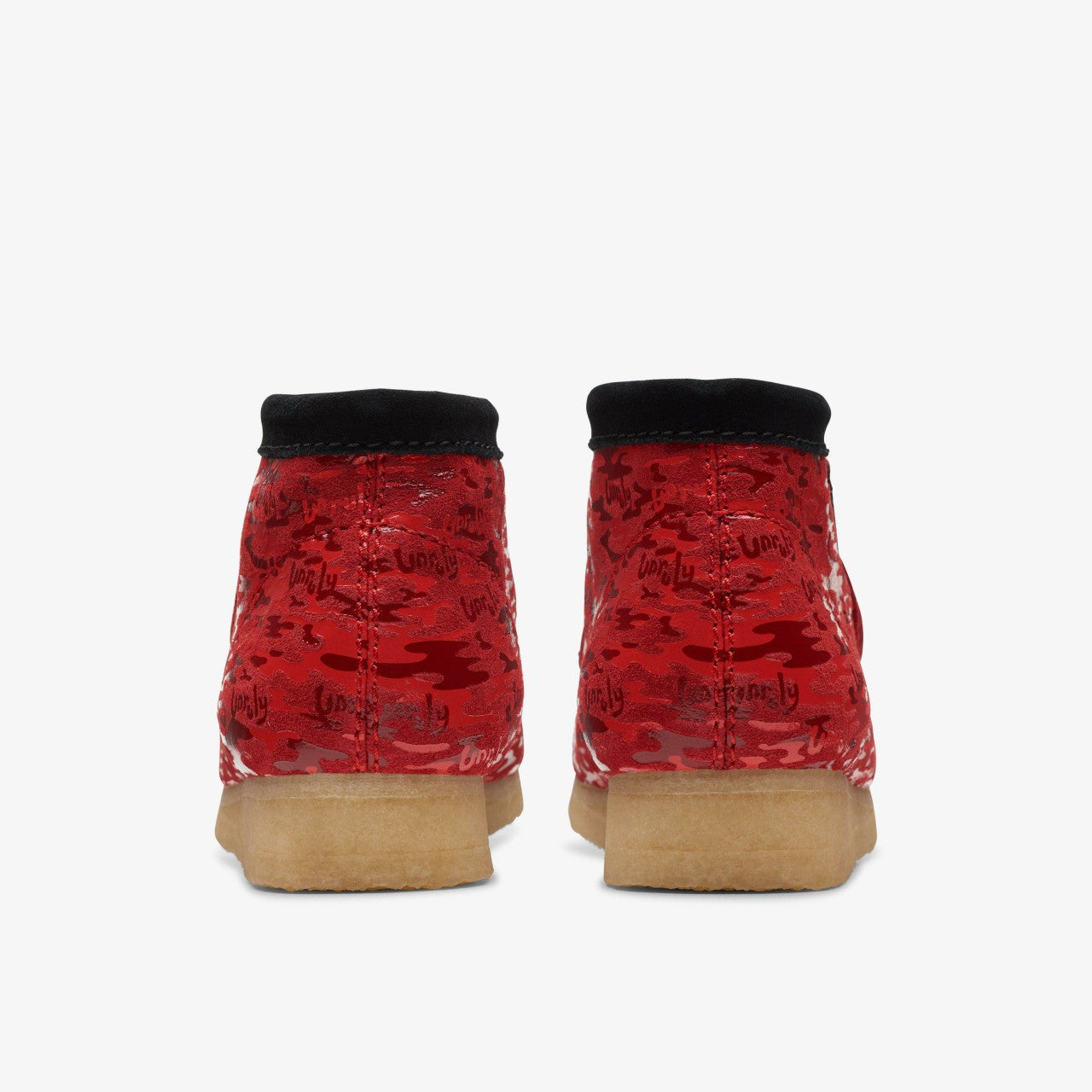 Men Wallabee Boot Red Camouflage