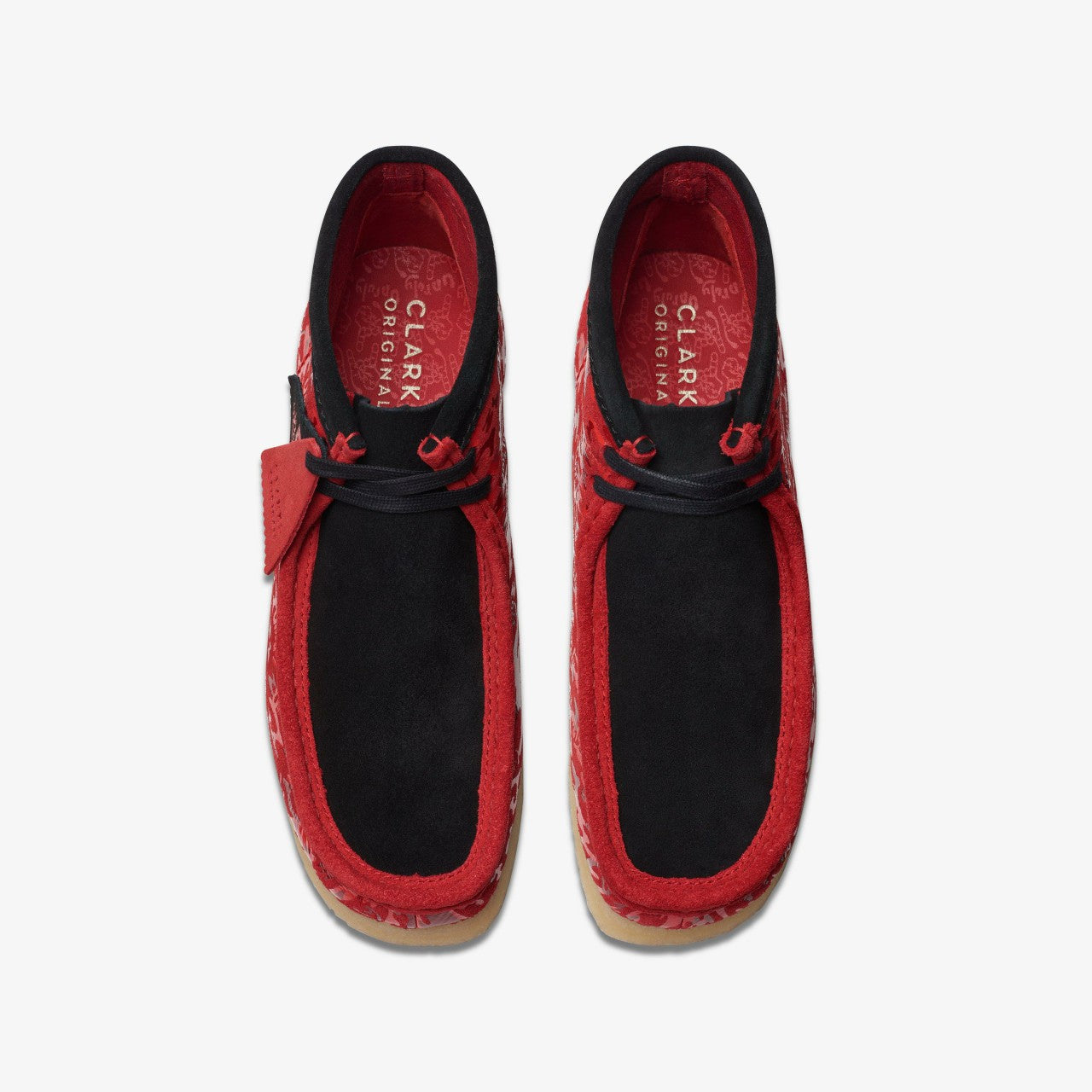 Men Wallabee Boot Red Camouflage