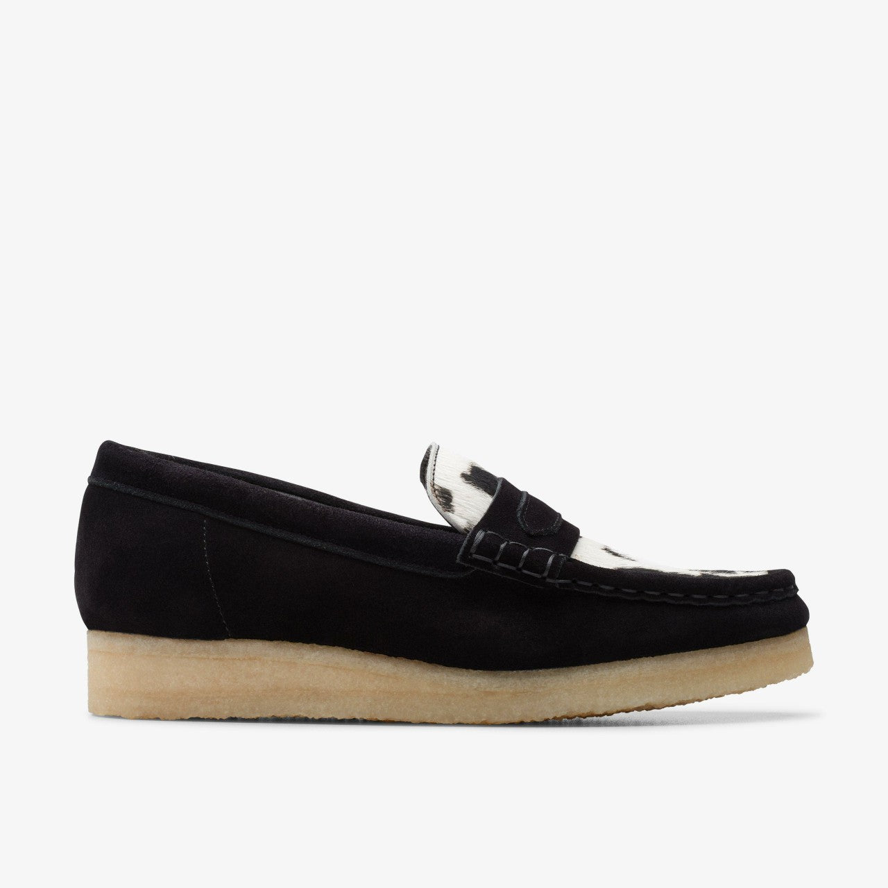 Women Wallabee Loafer Cow Print HairOn