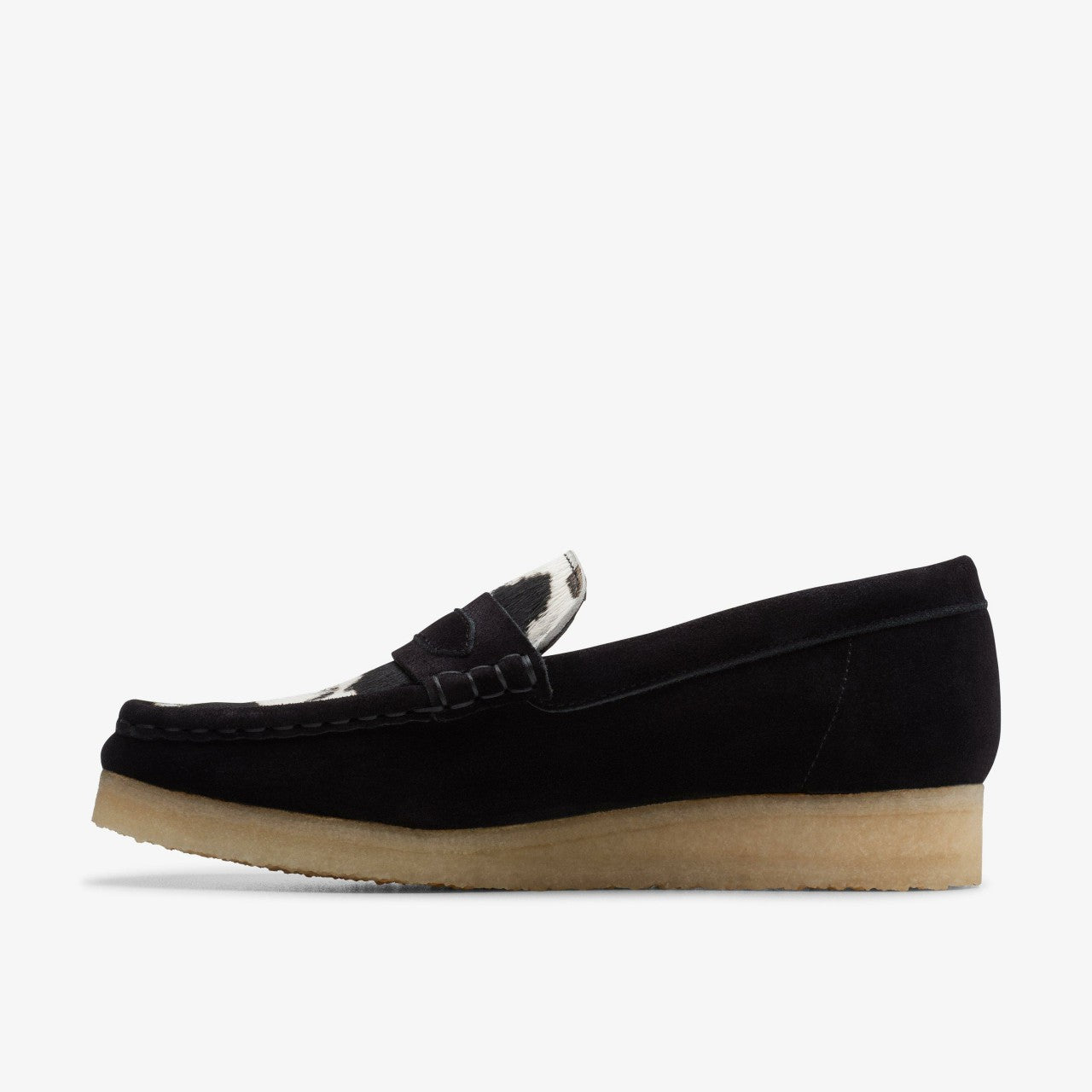 Women Wallabee Loafer Cow Print HairOn