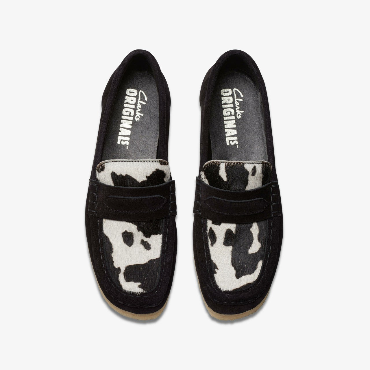 Women Wallabee Loafer Cow Print HairOn