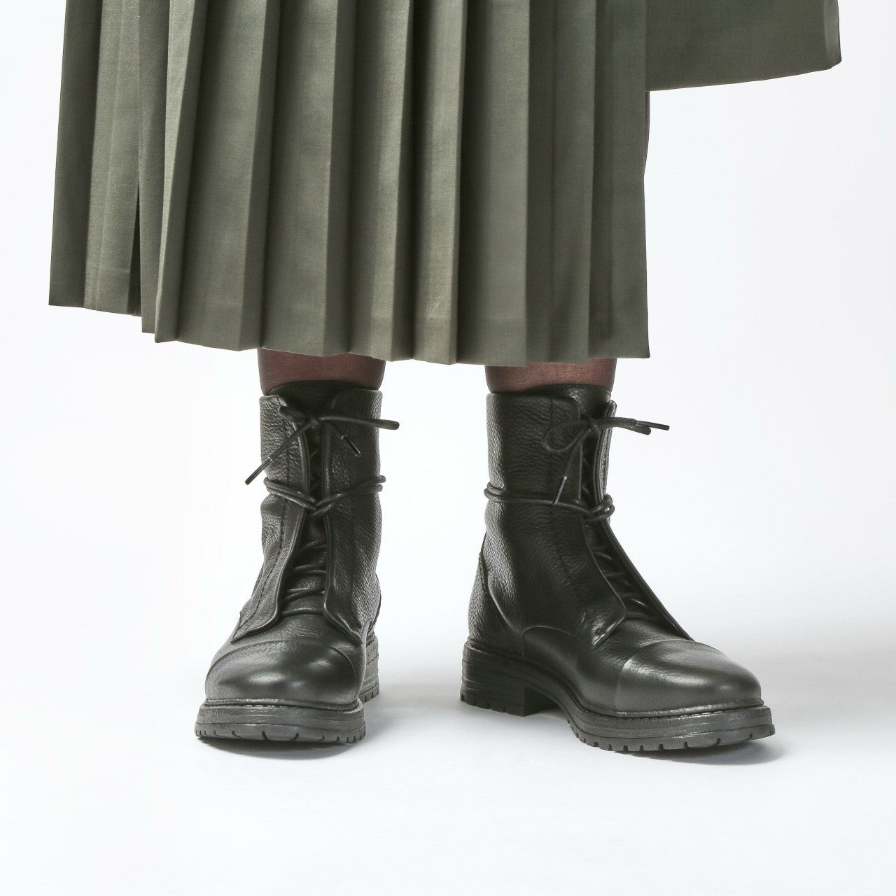Women Rixley Lace Black Leather