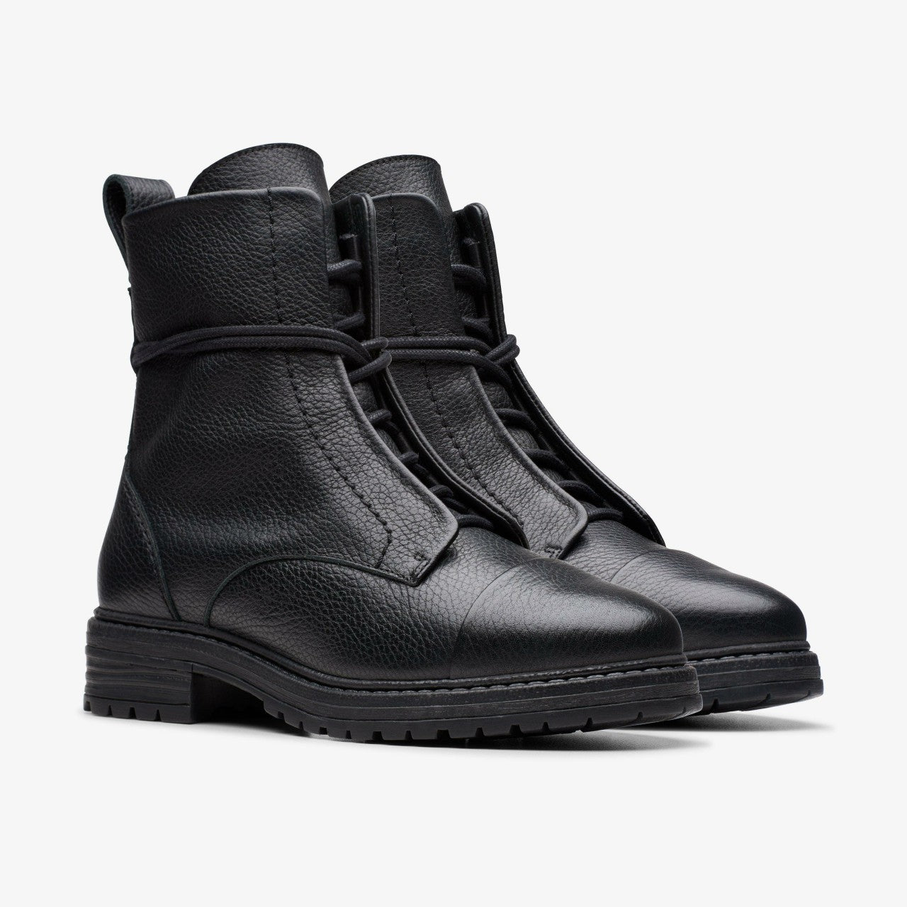 Women Rixley Lace Black Leather