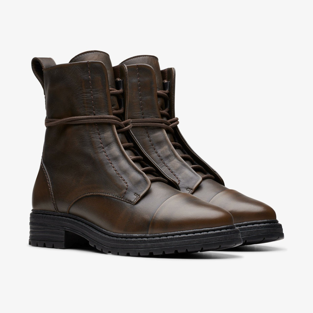 Women Rixley Lace Dark Brown Leather