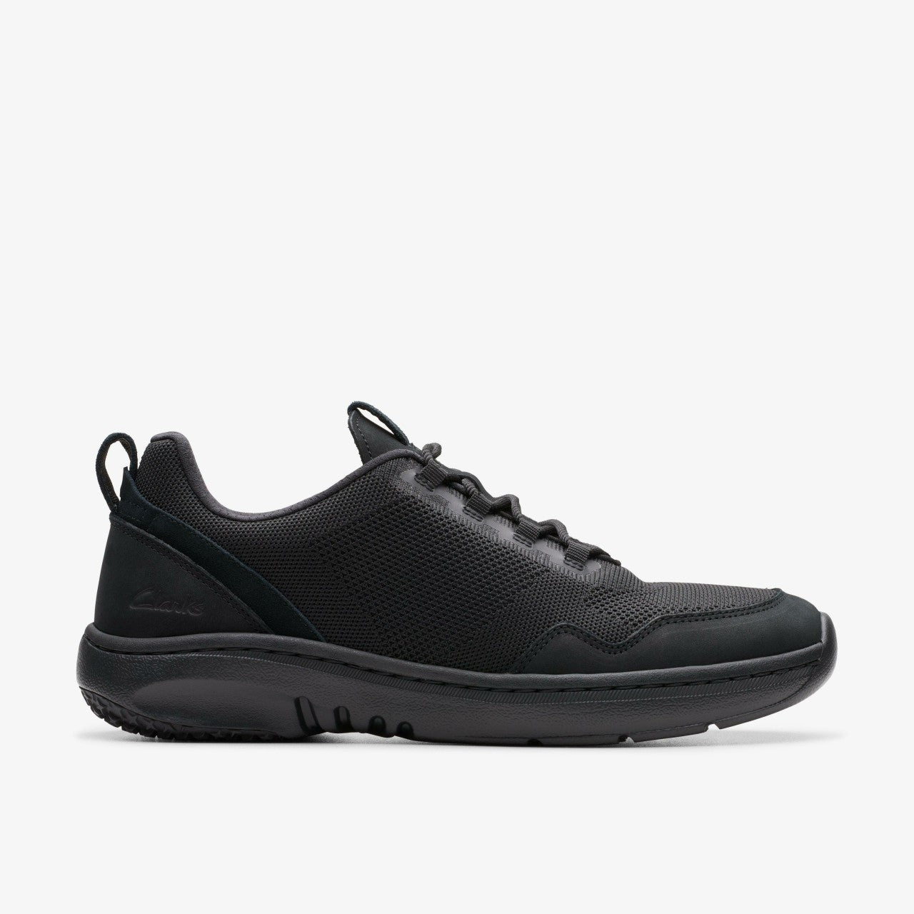 Men Clarks Pro Knit Black