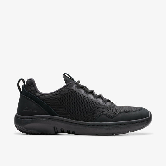 Men Clarks Pro Knit Black
