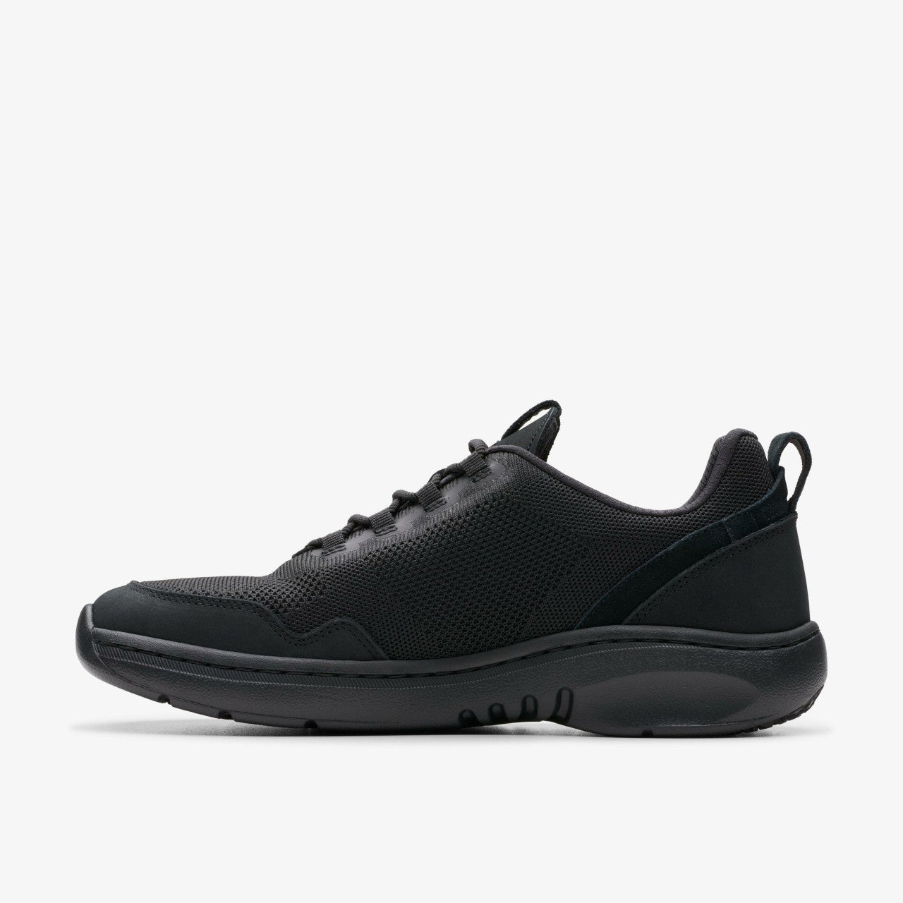 Men Clarks Pro Knit Black