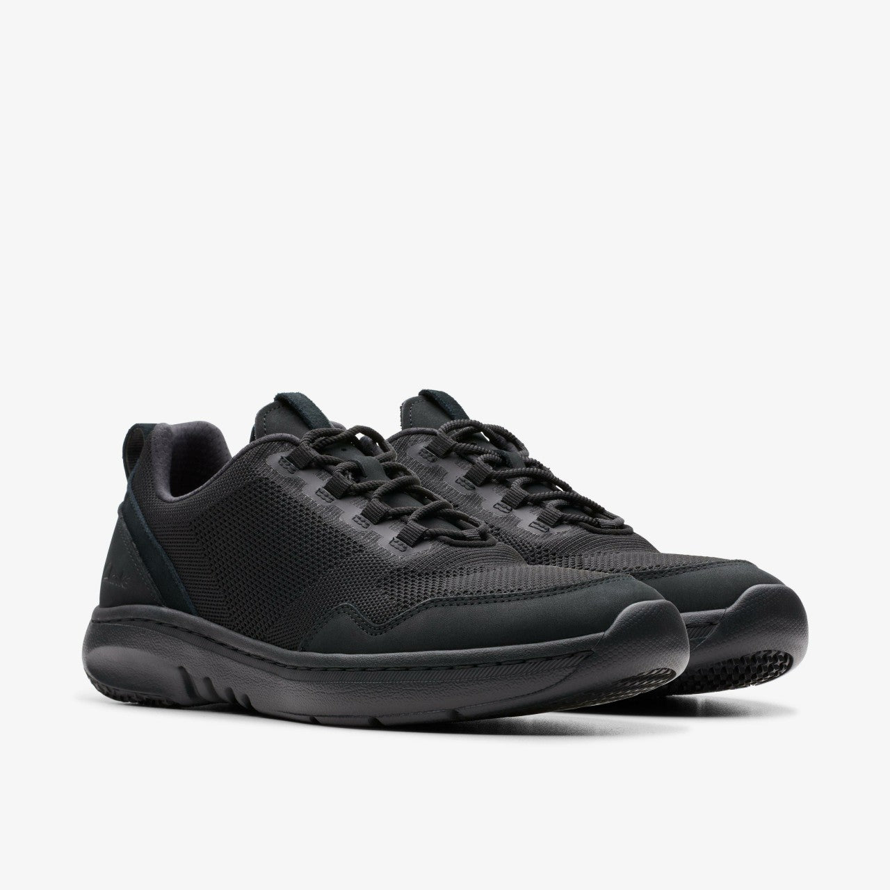 Men Clarks Pro Knit Black
