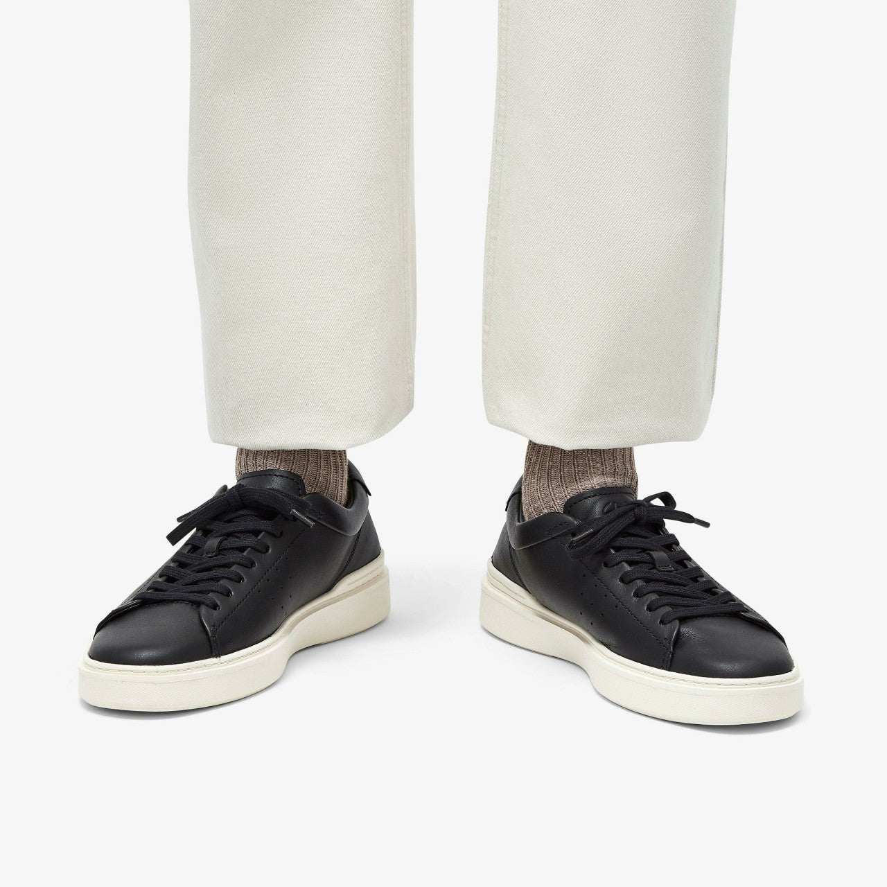 Men Craft Swift Black Leather