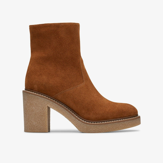 Women Colden Up Dark Tan Suede