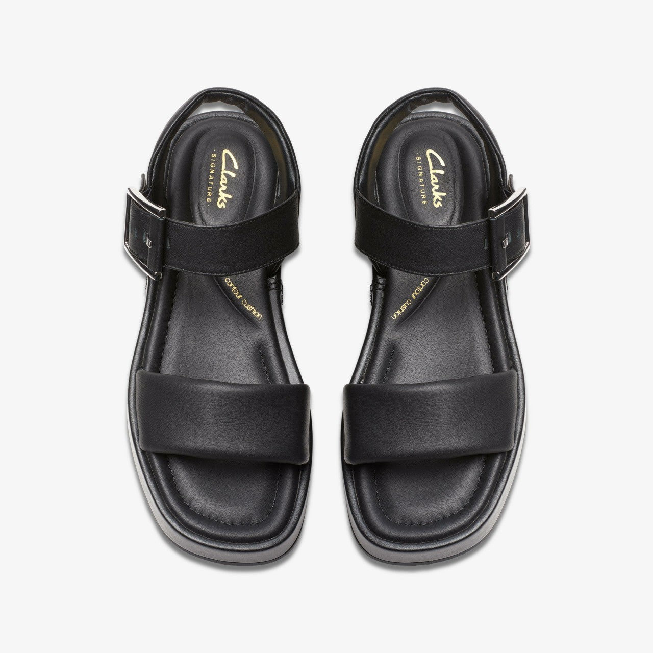 Women Alda Strap Black Leather